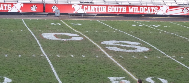 Clyde Brechbuhler Stadium Midfield - Canton South Wildcats