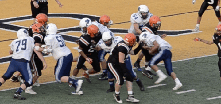 Daniel Kennedy Louisville Leopards Freshman Football 2017 Vs. North Canton Hoover Vikings