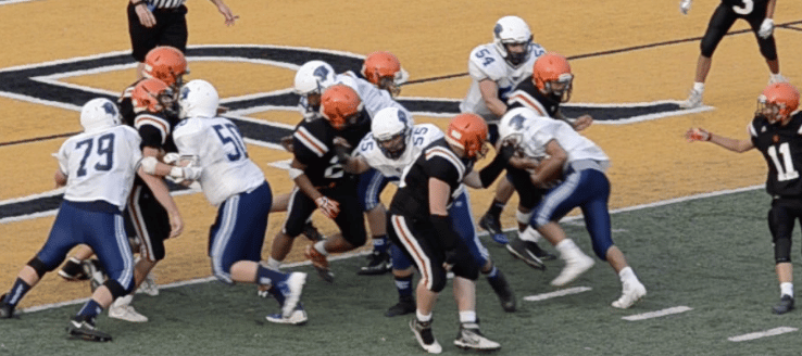 Daniel Kennedy Louisville Leopards Freshman Football 2017 Vs. North Canton Hoover Vikings