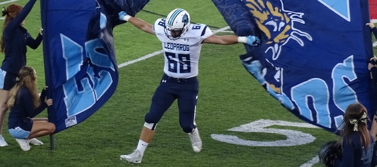 Drew Doerschuk Louisville Leopards Vs. Minerva Lions Football 2017