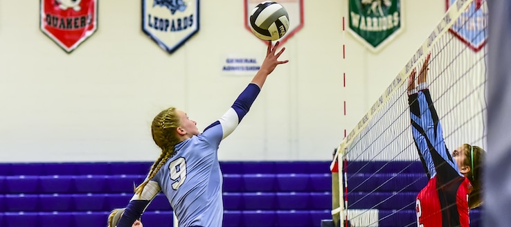 Erin Hahn Louisville Leopards Vs. Alliance Aviators Volleyball 2017
