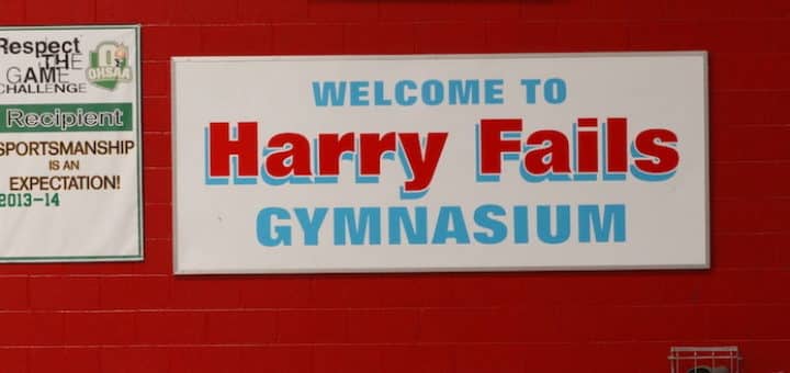 Harry Fails Gymnasium Sign - Alliance Aviators Gym