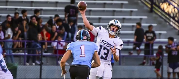 Jared Mathie Louisville Leopards Football Vs. Alliance Aviators 2017