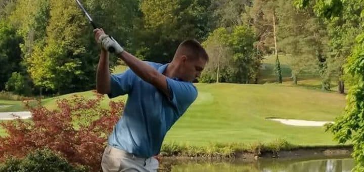 Justin Shafer Louisville Leopards Boys Golf at NBC Tournament 2017