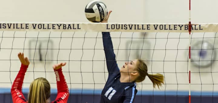 Meghan Cherry Louisville Leopards Vs. Minerva Lions Volleyball 2017
