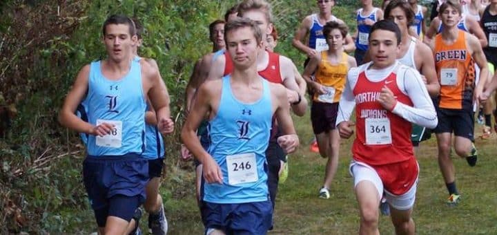Miklos Hendricks and Logan Ison Louisville Leopards Cross Country at Dave Clegg Invitational 2017