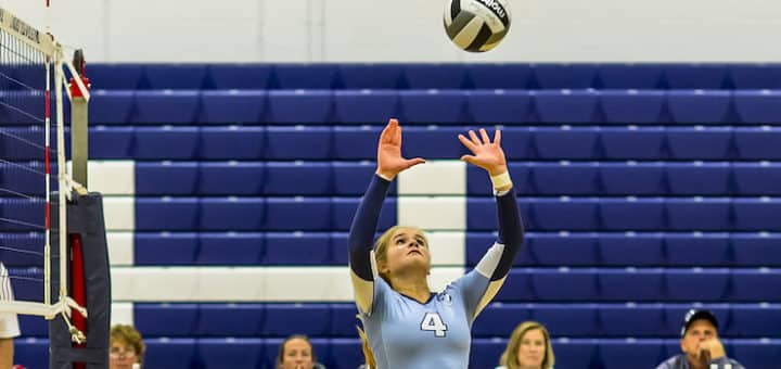 Morgan Cole Louisville Leopards Volleyball 2017 Vs. Salem Quakers