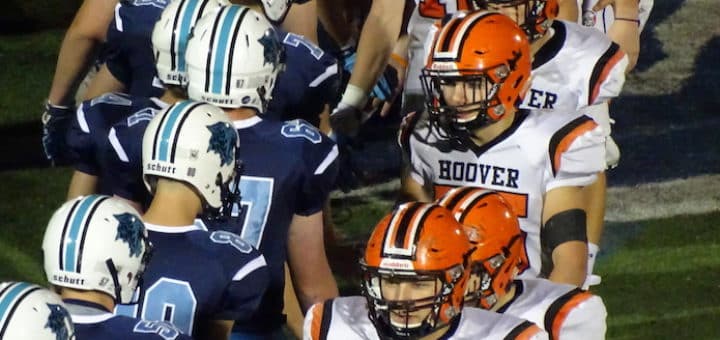 North Canton Hoover Vikings at Louisville Leopards Football 2017