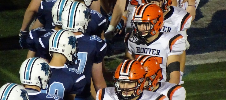 North Canton Hoover Vikings at Louisville Leopards Football 2017