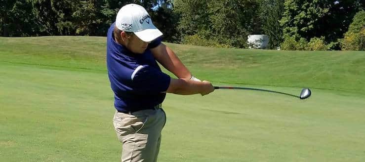 Sam Casto Louisville Leopards Boys Golf at Stark County Championship Tournament