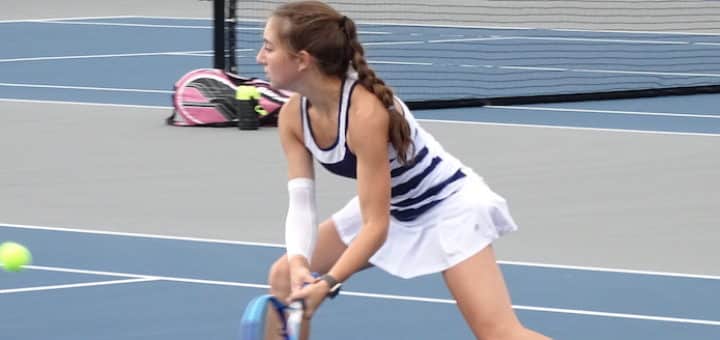 Tori Esposito Louisville Leopards Girls Tennis 2017 Vs. Aquinas