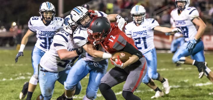 BJ Singer and Kory Arner Louisville Leopards Vs. Canton South Wildcats Football 2017