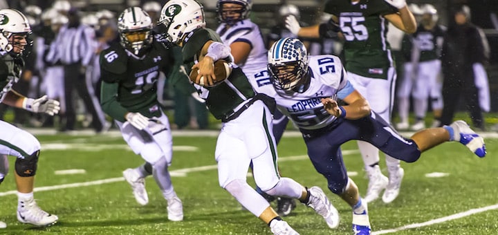 Jason Goard Louisville Leopards Football at Canton Central Catholic Crusaders 2018