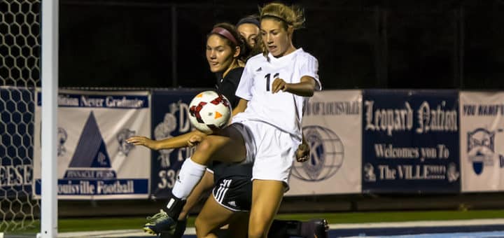 Kayla Gibson Louisville Leopards Girls Soccer Vs. Canfield Cardinals 2017