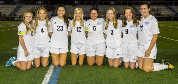 Louisville Leopards Girls Soccer Senior Night 2017