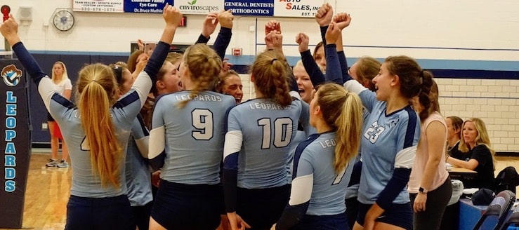 Louisville Leopards Volleyball 2017 Vs. West Branch Warriors