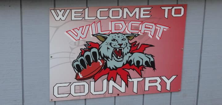 Welcome to Wildcat Country Sign - Canton South Wildcats