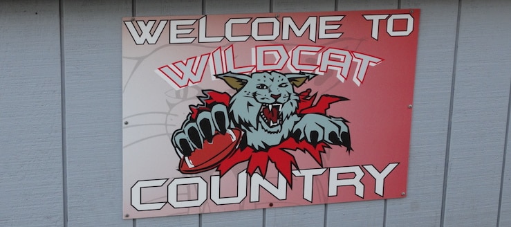 Welcome to Wildcat Country Sign - Canton South Wildcats