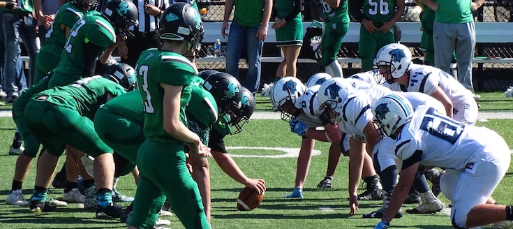 West Branch Warriors at Louisville Leopards JV Football 2017