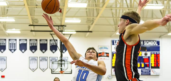 Brandon Wahl Louisville Leopards Vs. North Canton Hoover Vikings Boys Basketball 2017