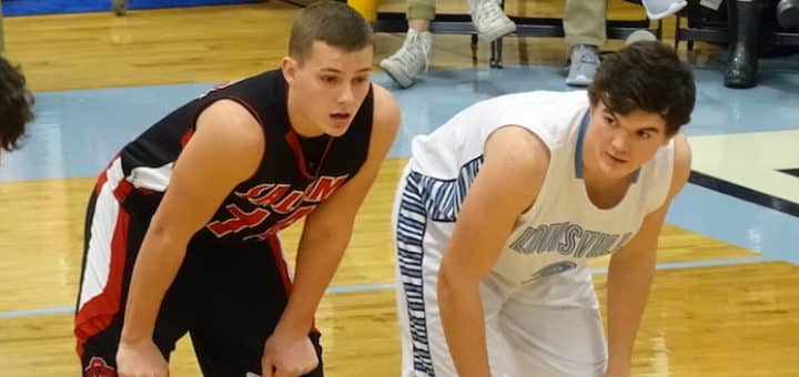 Davis Burick Louisville Leopards Boys Basketblal Vs. Salem Quakers 2017