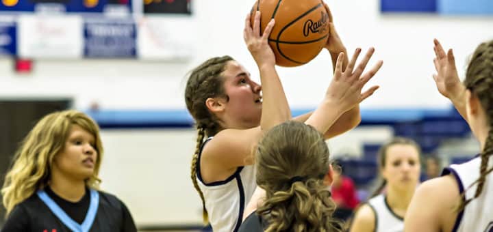 Ellie Jackson Louisville Leopards Vs. Alliance Aviators Girls Basketball 2016-2017