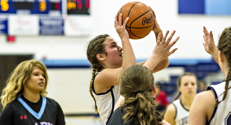 Ellie Jackson Louisville Leopards Vs. Alliance Aviators Girls Basketball 2016-2017
