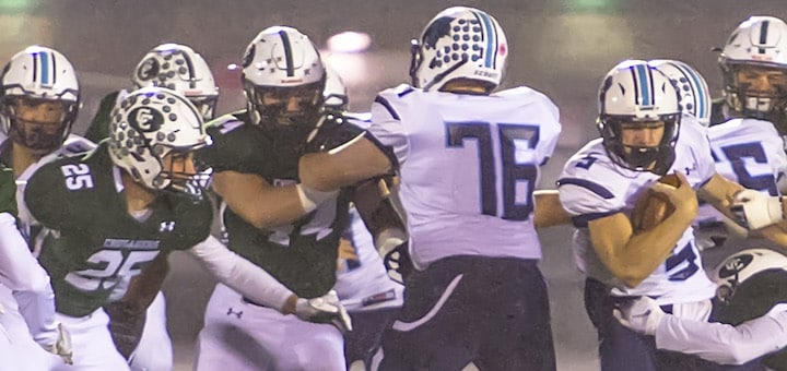 Josh Stafford Louisville Leopards Football 2018 Vs. Canton Central Catholic Crusaders