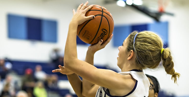 Kayla Gibson Louisville Leopards Vs. Alliance Aviators Girls Basketball 2016-2017