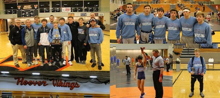 Louisville Leopards Wrestling at North Canton Holiday Tournament 2017