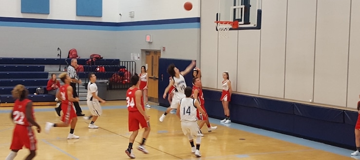 Michael Ball Louisville Leopards Freshman Basketball Vs. Minerva Lions 2017