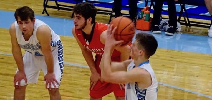 Brandon Wahl Louisville Leopards Vs. Minerva Lions Boys Basketball 2018