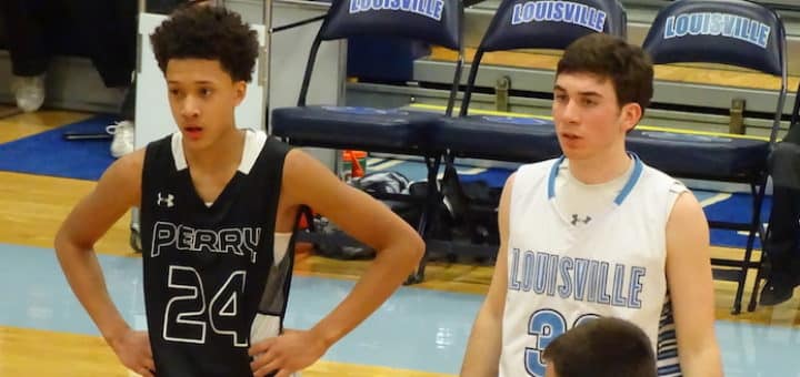 Colton Jones Louisville Leopards Boys Basketball Vs. Perry Panthers 2018