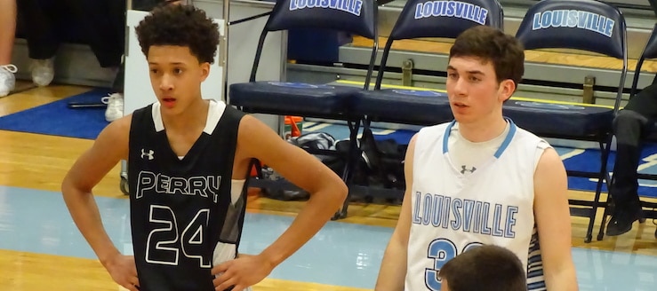 Colton Jones Louisville Leopards Boys Basketball Vs. Perry Panthers 2018