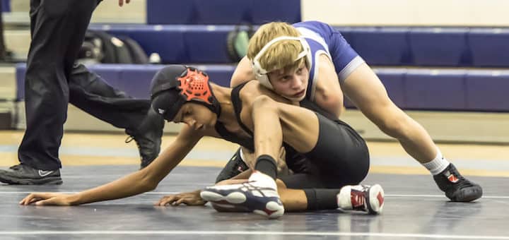 Garett Lautzenheiser Louisville Leopards Wrestling Vs. Marlington Dukes 2017