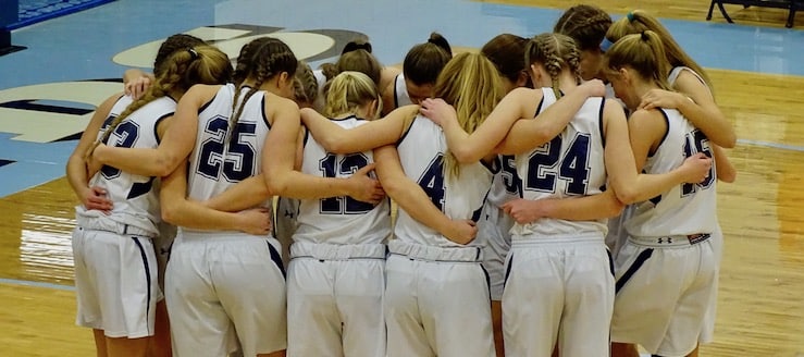 Louisville Leopards Girls Basketball Team 2017-2018