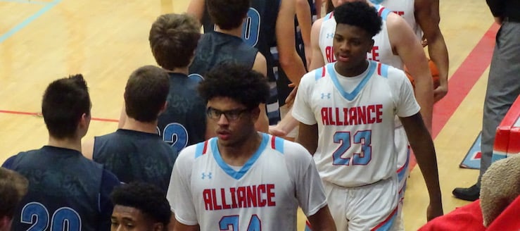 Louisville Leopards at Alliance Aviators Boys Basketball 2018