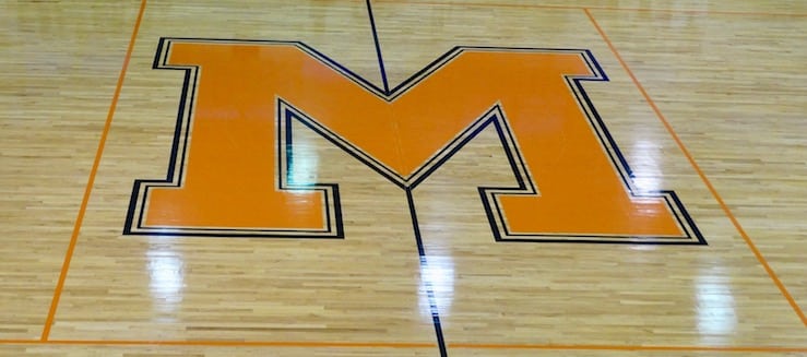 Marlington Dukes Gym Center Court Logo