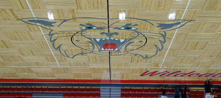 Canton South Wildcats New Gym Floor