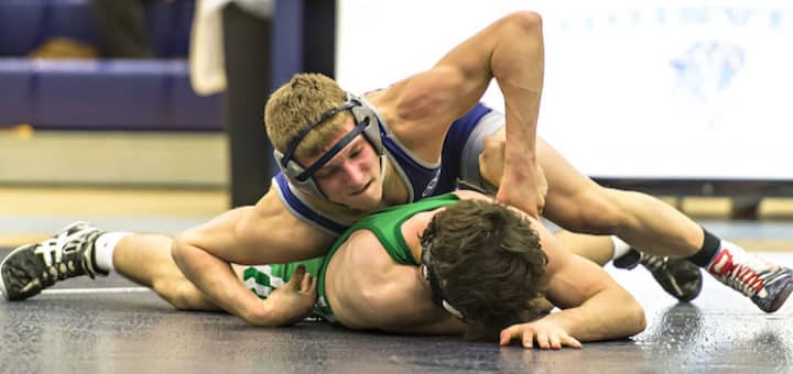 Carter Mickley Louisville Leopards Wrestling Vs. West Branch Warriors 2016-2017