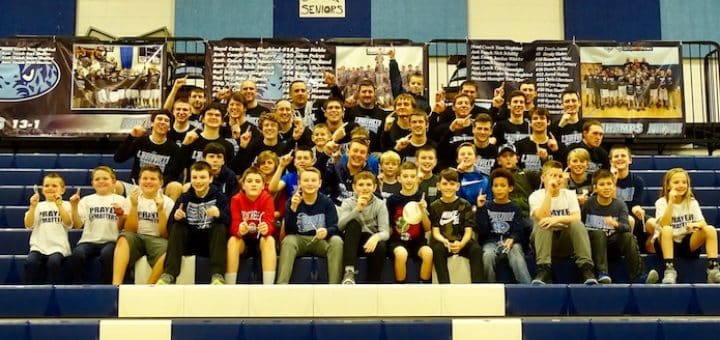 Louisville Leopards Boys Basketball 2018 NBC Champs with Future Generations