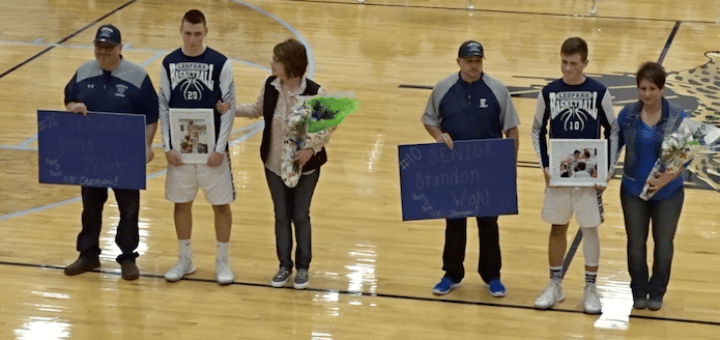 Louisville Leopards Boys Basketball Senior Night 2018