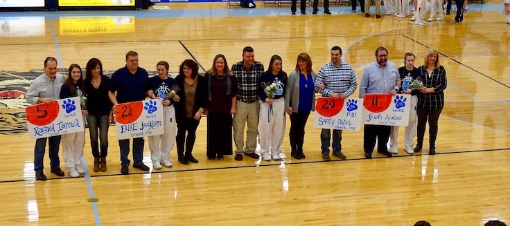 Louisville Leopards Girls Basketball Seniors 2018