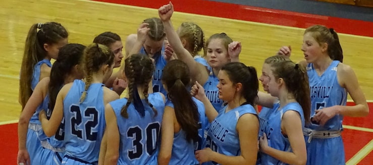 Louisville Leopards Girls Basketball Team 2018
