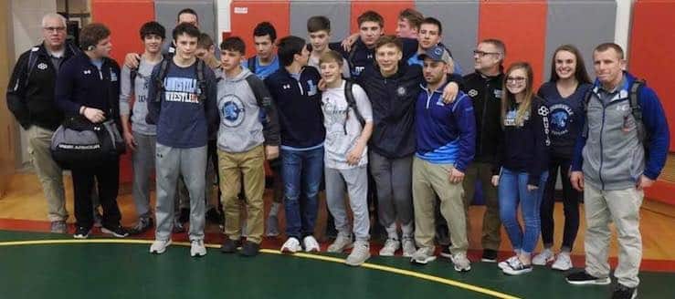 Louisville Leopards Wrestling 2018 Sectional Tournament Champions