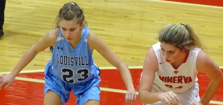 Sherilynn Mullett Louisville Leopards Girls Basketball Vs. Minerva Lions 2018