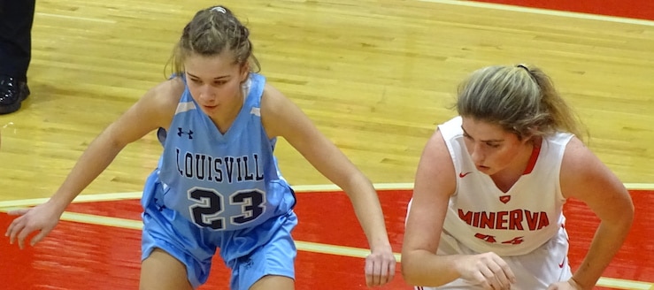 Sherilynn Mullett Louisville Leopards Girls Basketball Vs. Minerva Lions 2018