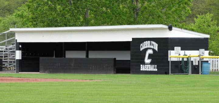 Carrollton Warriors Baseball Dugout
