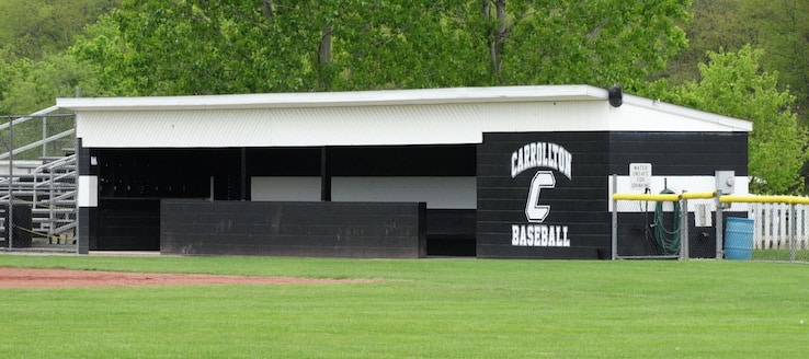 Carrollton Warriors Baseball Dugout