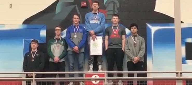 Jax Leonard District Champion 2018 - Louisville Leopards Wrestling
